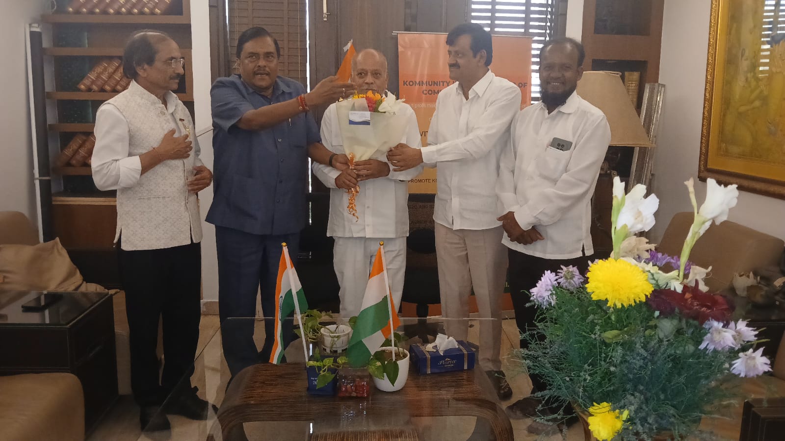 Sh Atul Ghuikhedkar at KICCI Camp Office