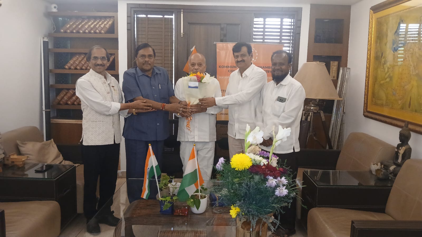 Sh Atul Ghuikhedkar at KICCI Camp Office