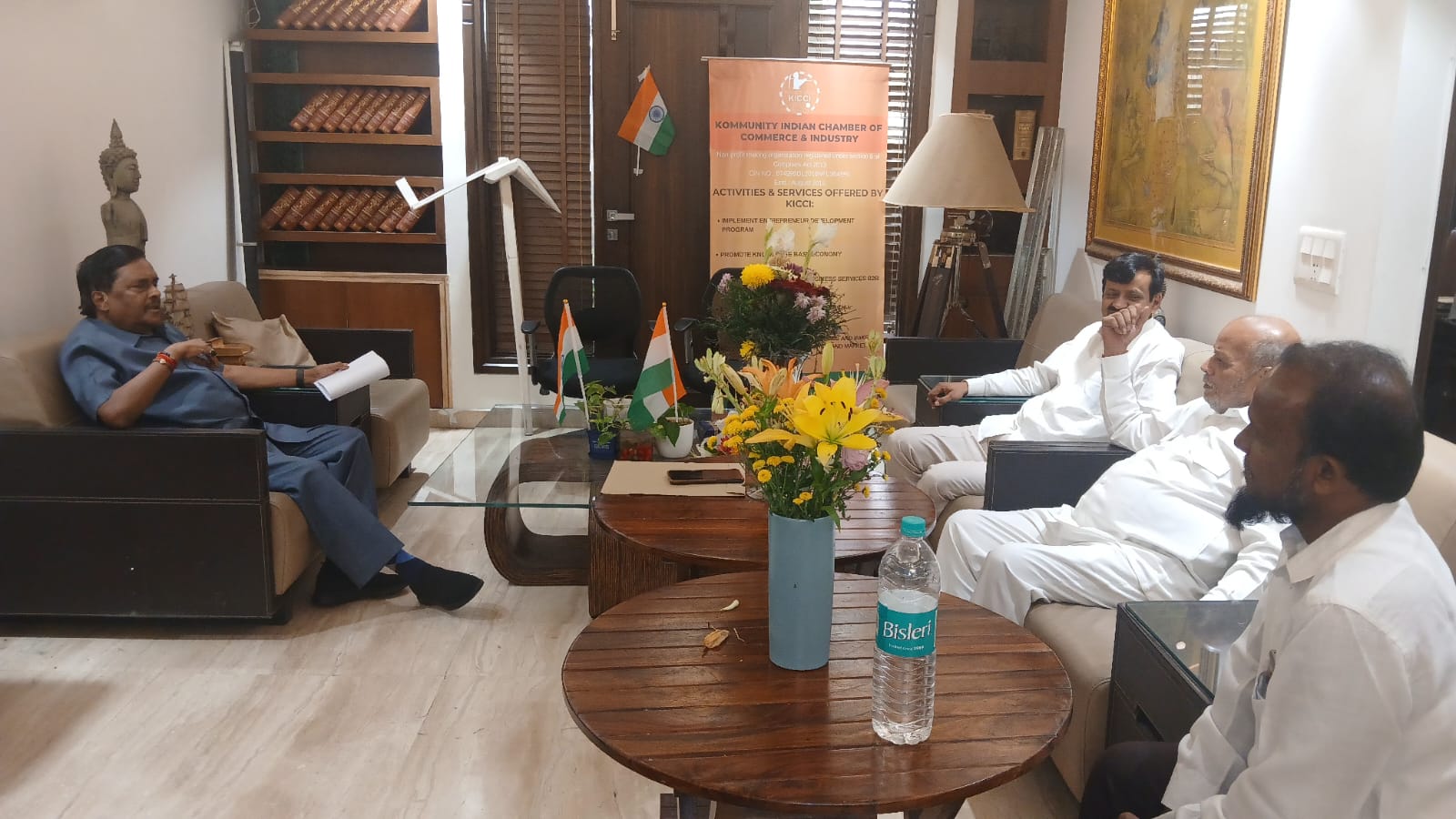 Sh Atul Ghuikhedkar at KICCI Camp Office