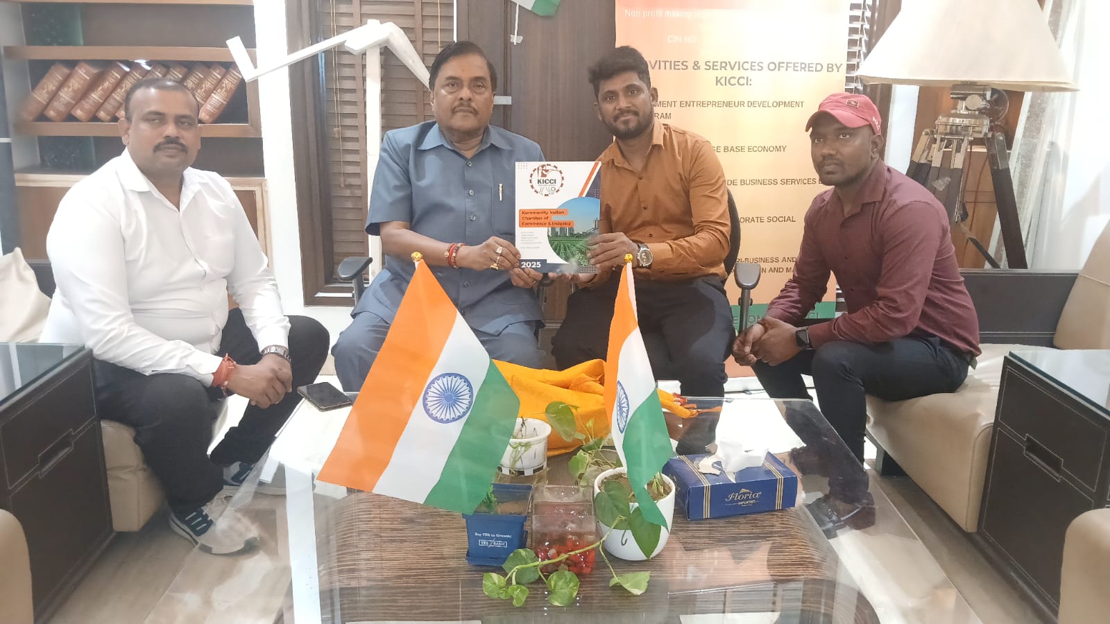 Delegation from Tamil Nadu Business Kommunity visit KICCI Camp Office