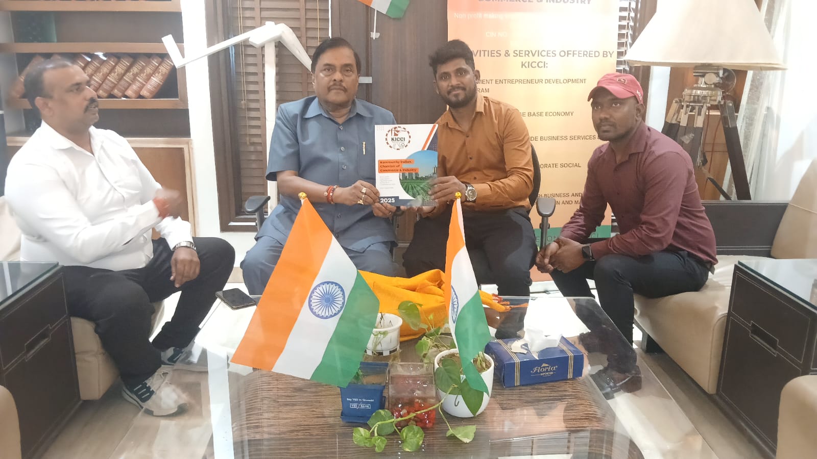 Delegation from Tamil Nadu Business Kommunity visit KICCI Camp Office