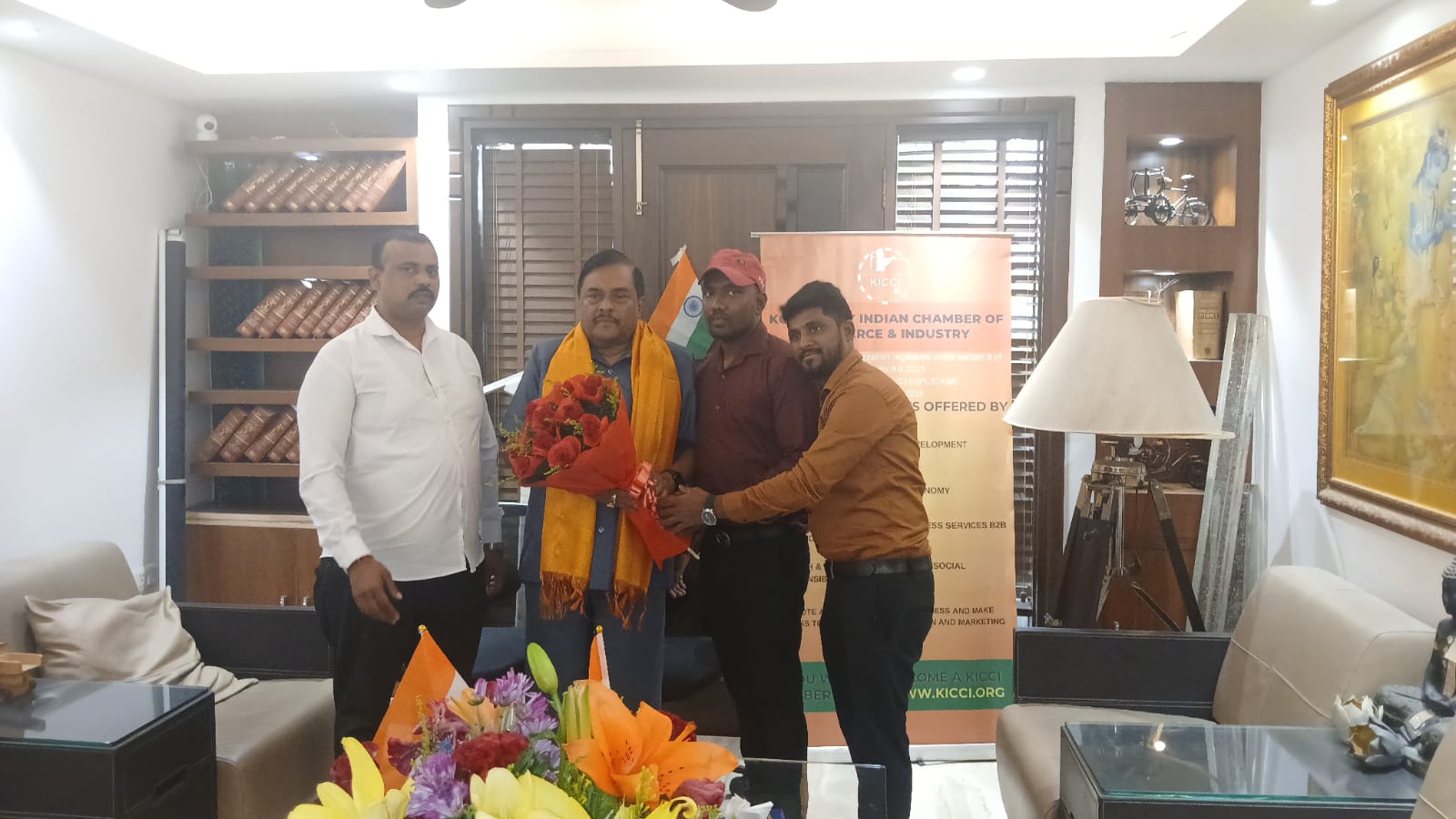 Delegation from Tamil Nadu Business Kommunity visit KICCI Camp Office