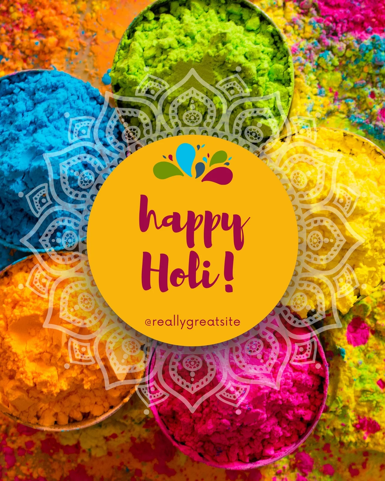 Wishing you a very Happy Holi! May your day be filled with vibrant colors, laughter, and the sweetness of traditional Gujiya