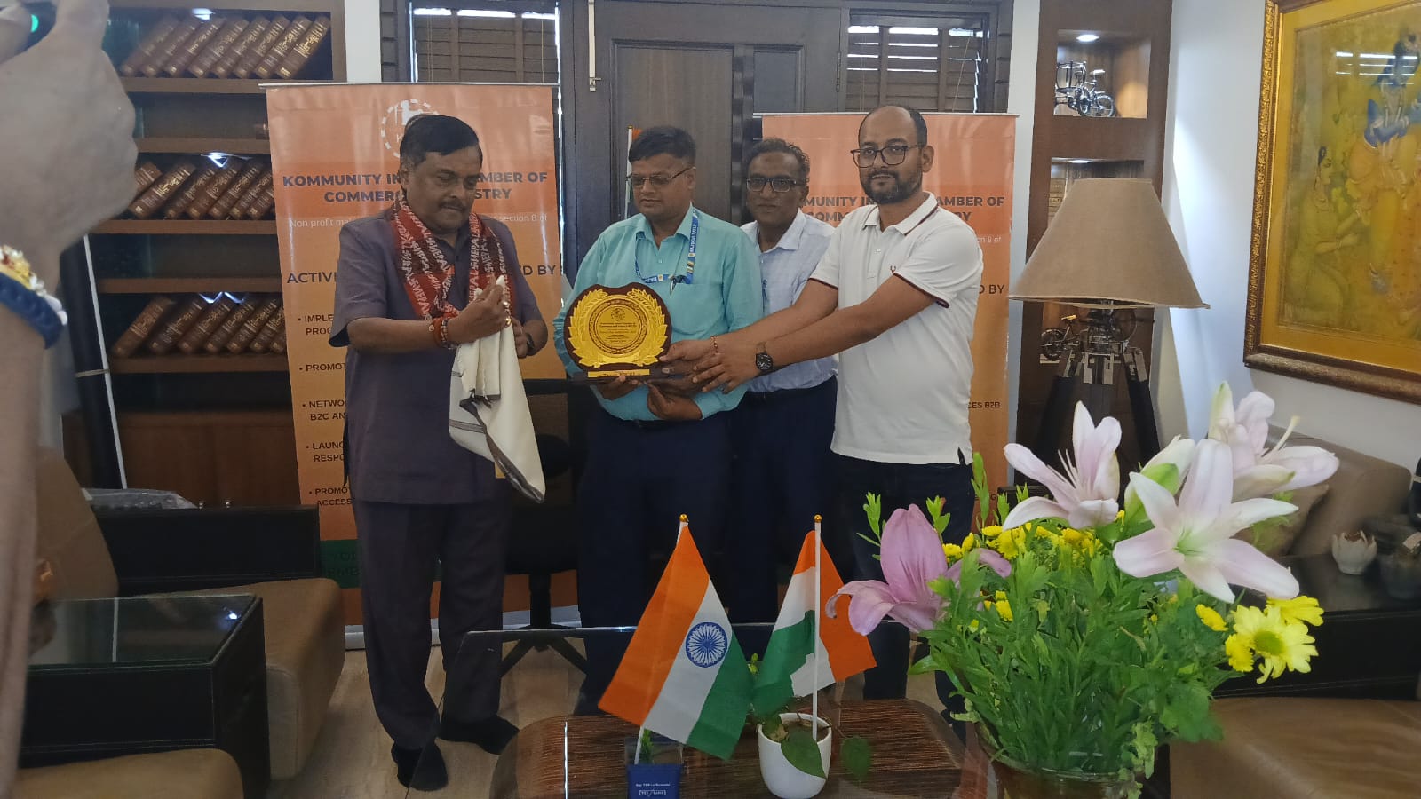 Nepal chapter Sh Ram prakash Raut ji at KICCI Camp office