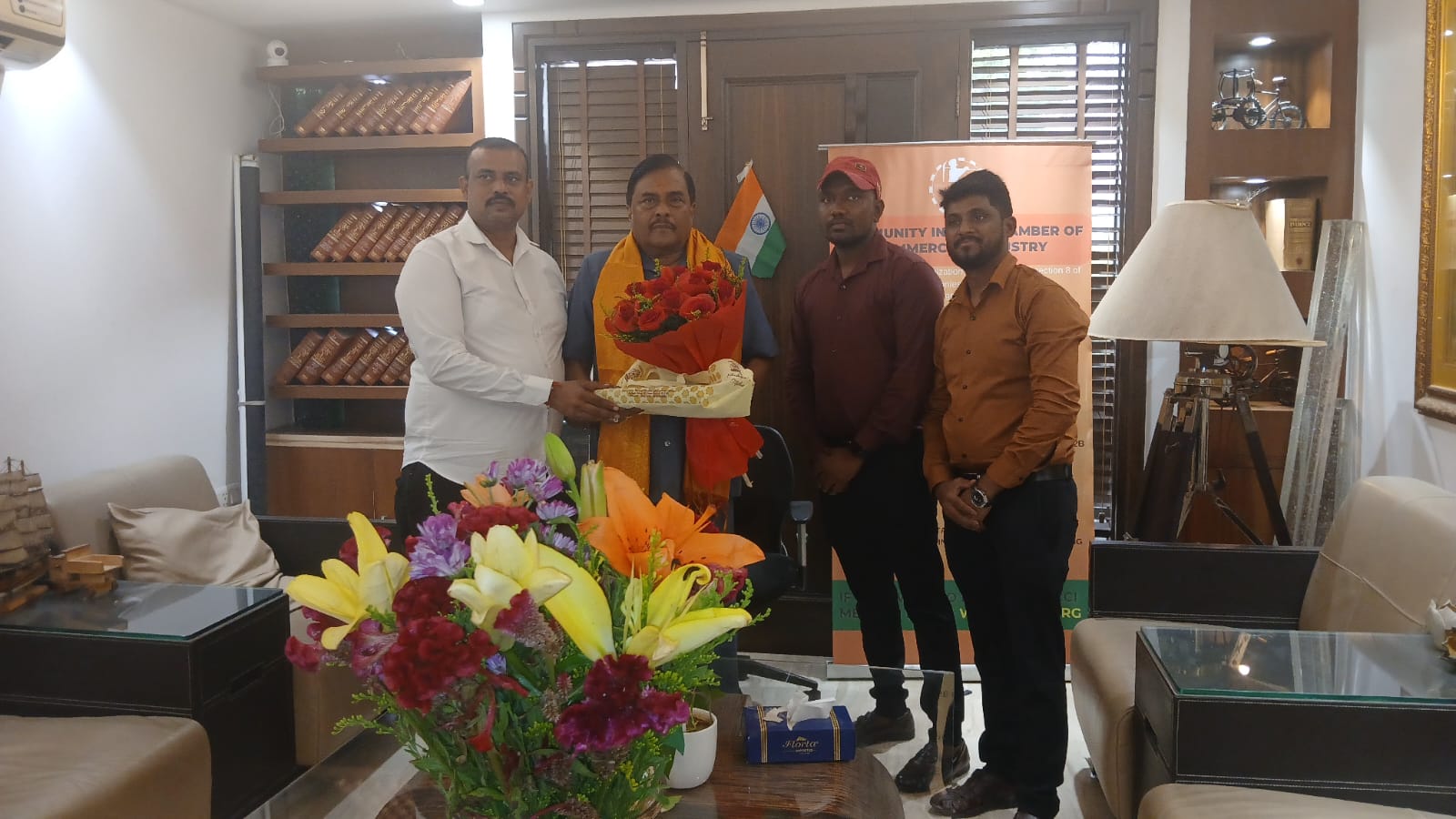 Delegation from Tamil Nadu Buisness Kommunity Visit KICCI Camp Office