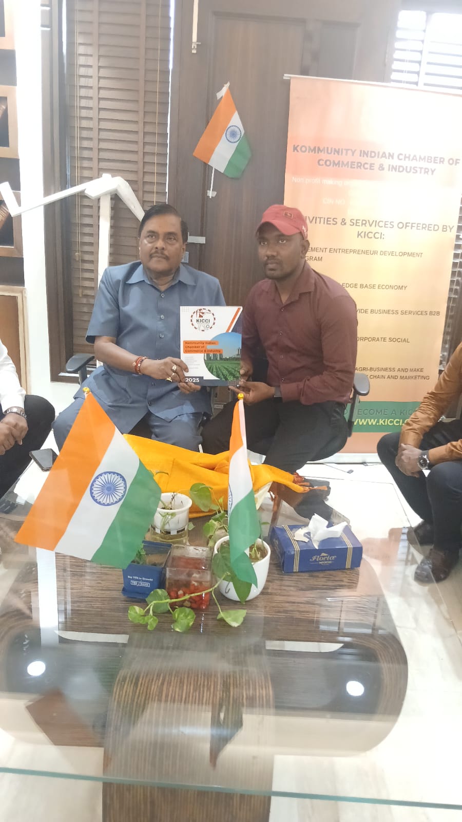 Delegation from Tamil Nadu Buisness Kommunity Visit KICCI Camp Office